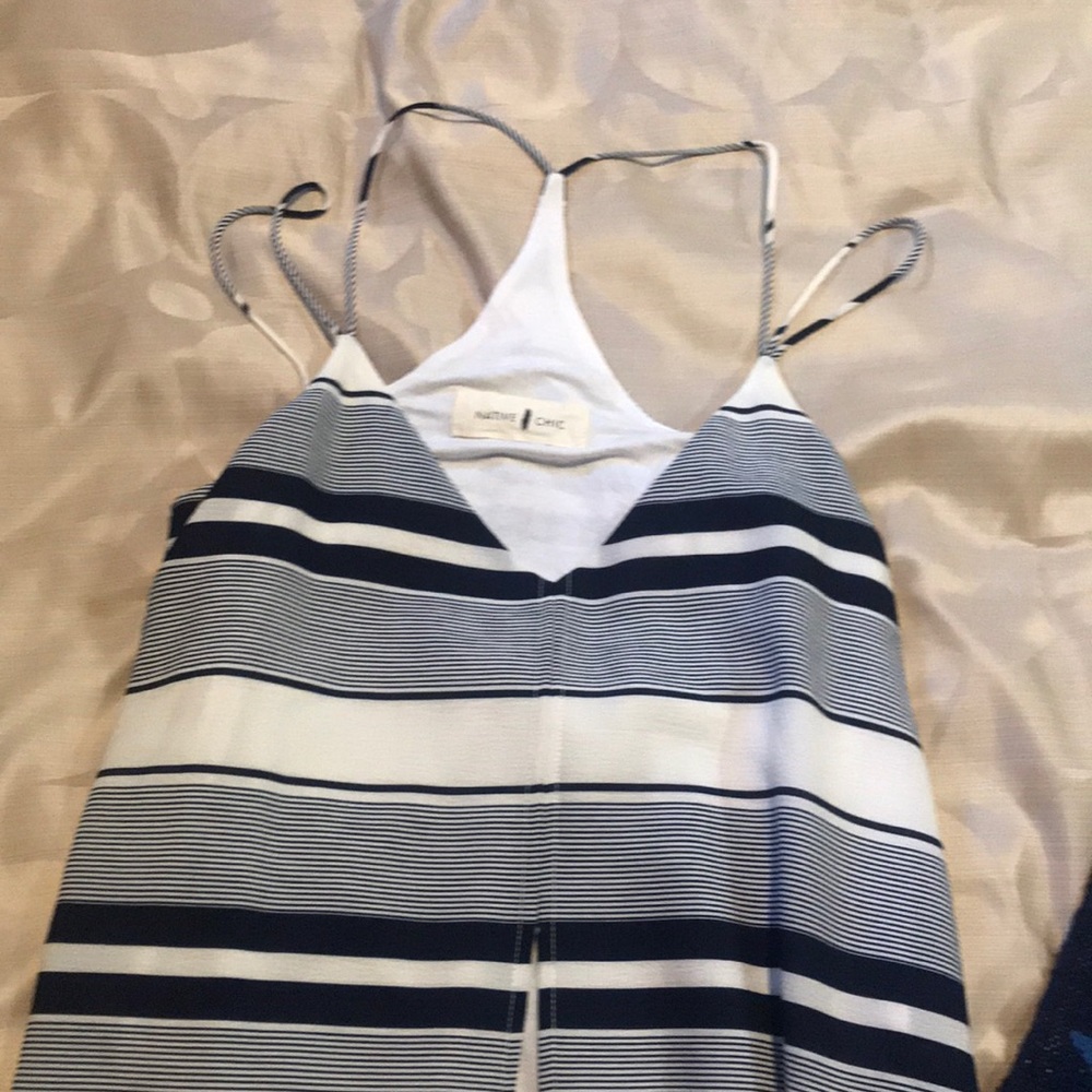 Slit front tank top